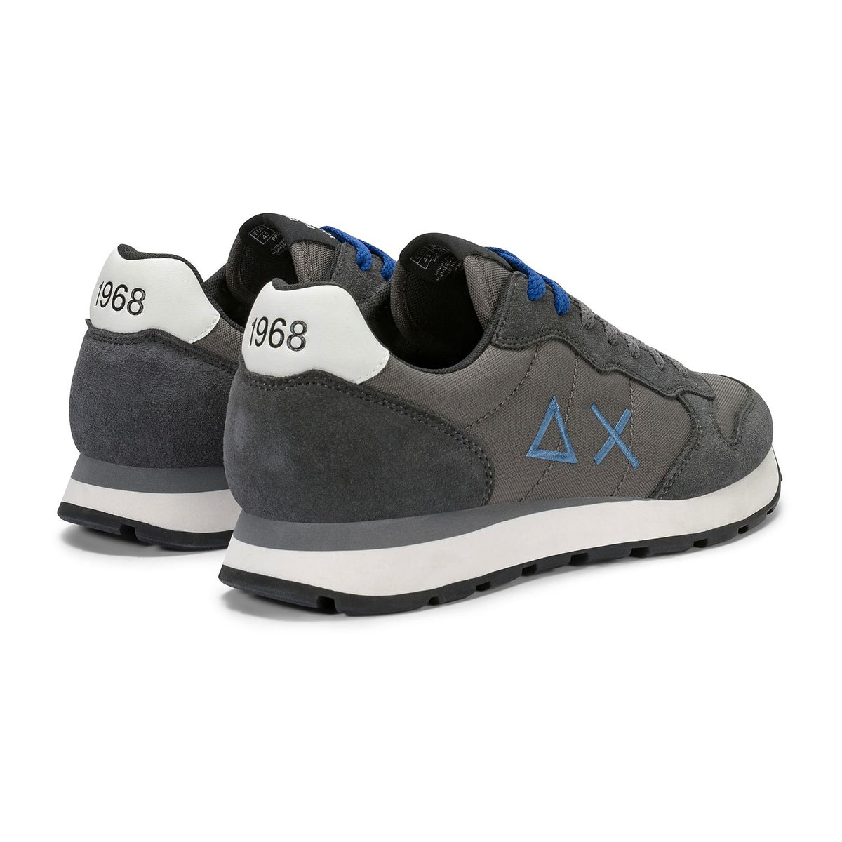 Sneakers Sun68 Tom Solid Grigio Scuro, vista 3