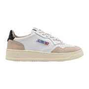 Sneakers Autry Medalist Low Man Leat/Suede Wht/Blk