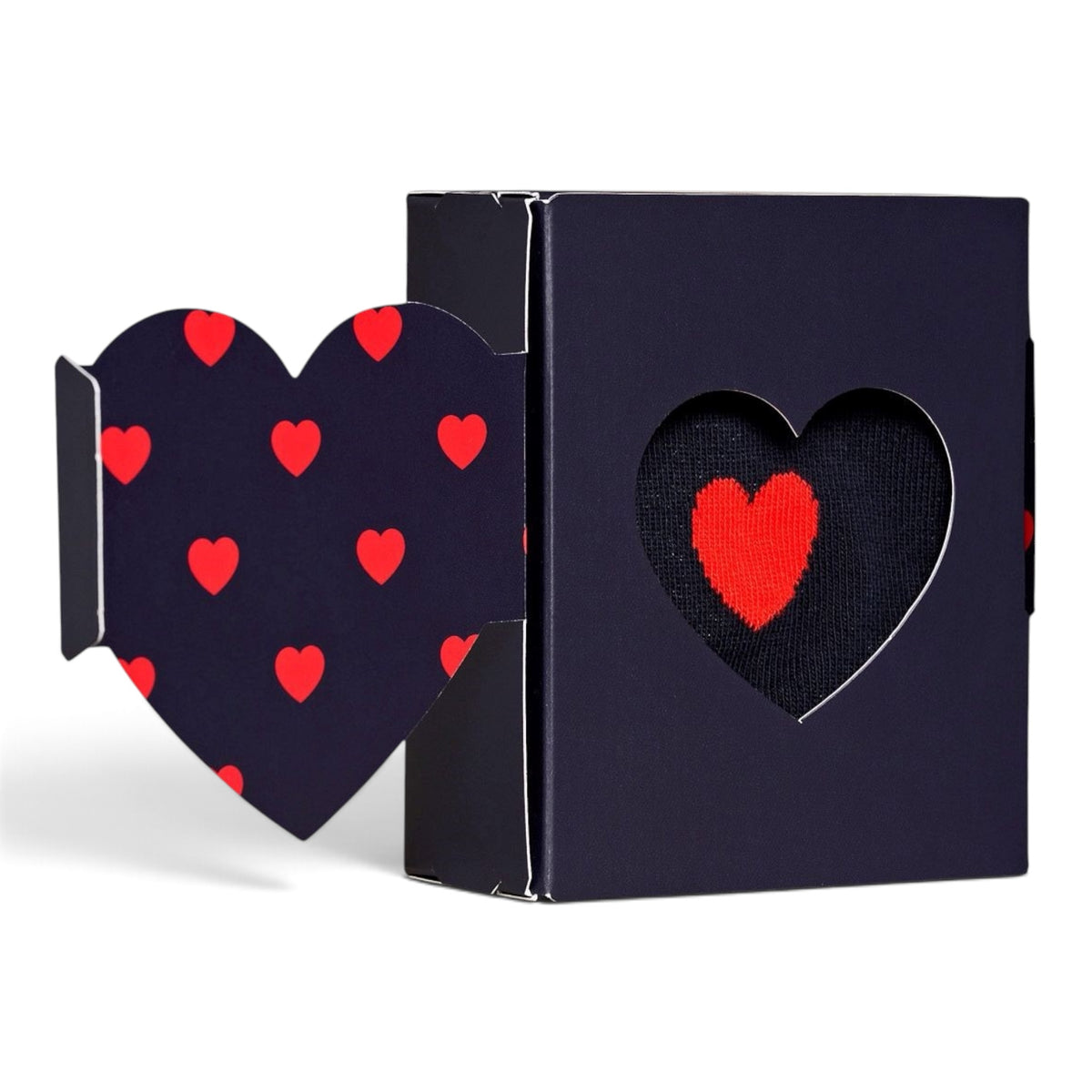 1-Pack Heart Sock Gift Set Happy Socks nero, vista 2