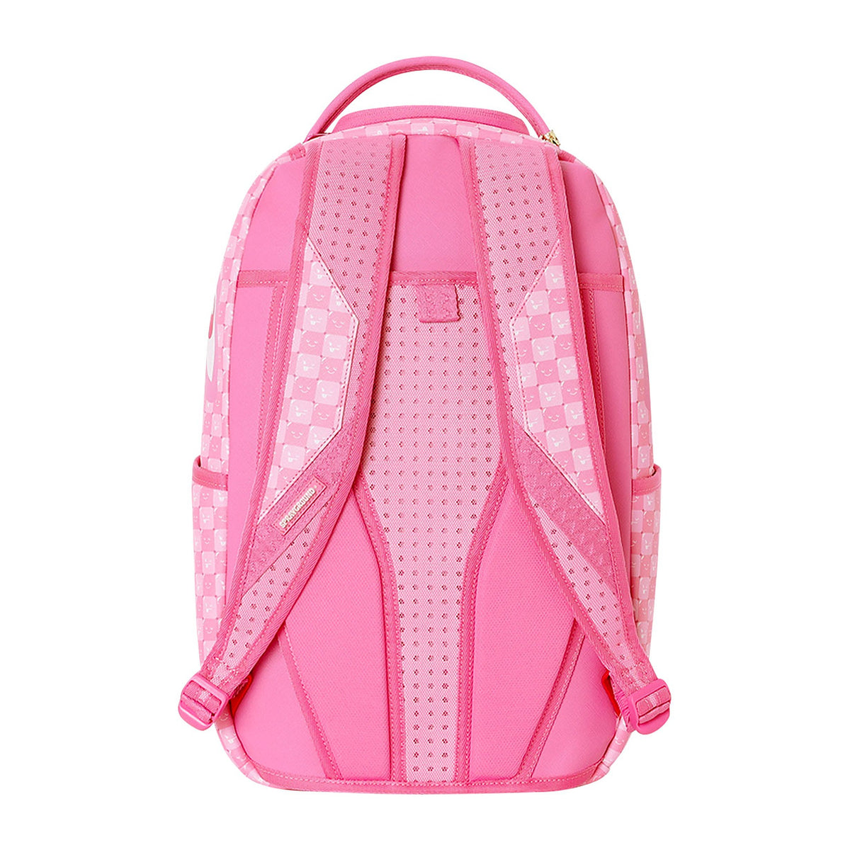 Zaini Sprayground Pink NEW Check Faces Backpack, vista 3
