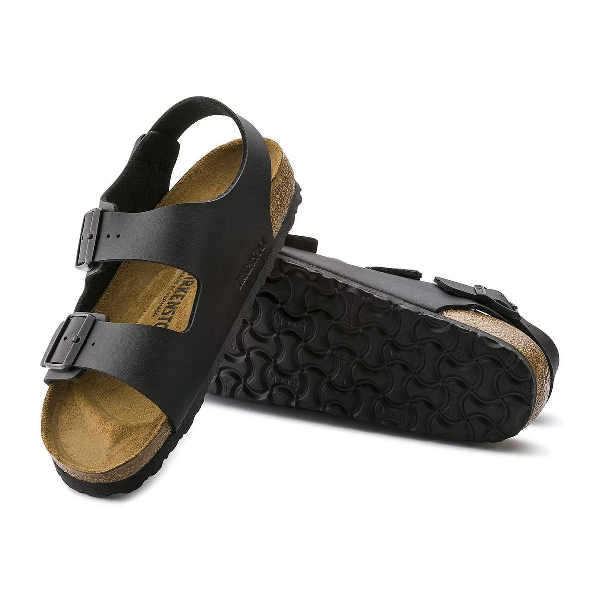Sandali Birkenstock Milano Black, Birko Flor – foto 3
