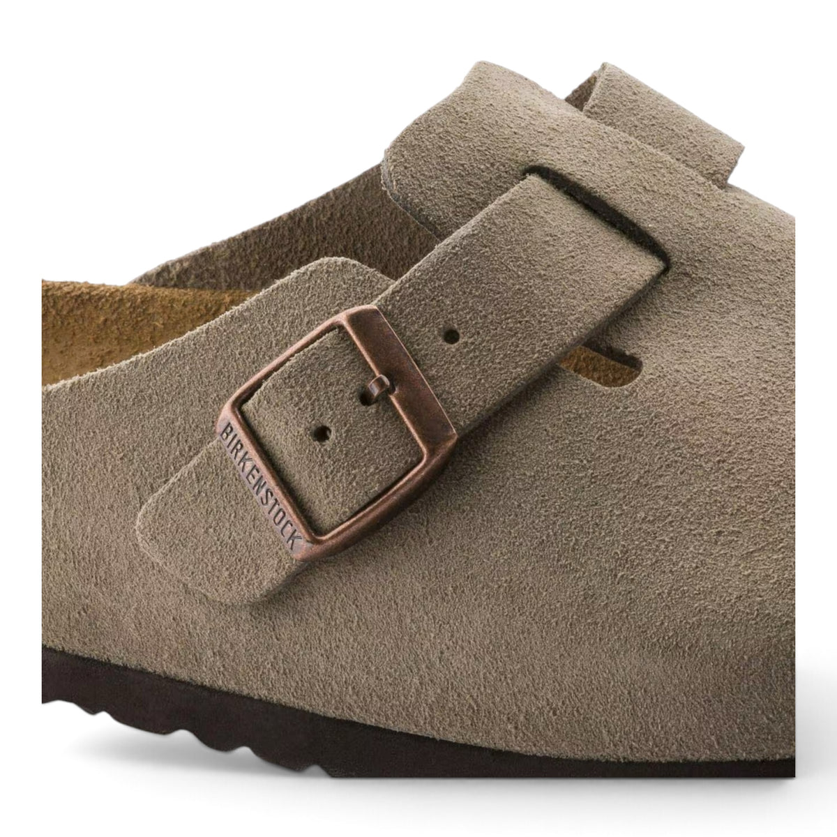 Boston taupe, Suede Leather
