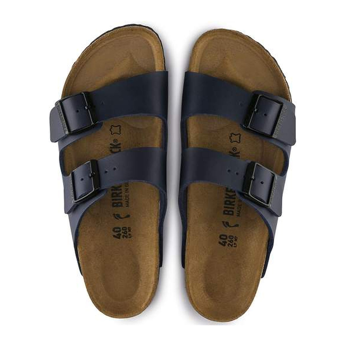 Sandali Birkenstock Arizona Blue, Birko Flor, vista 3