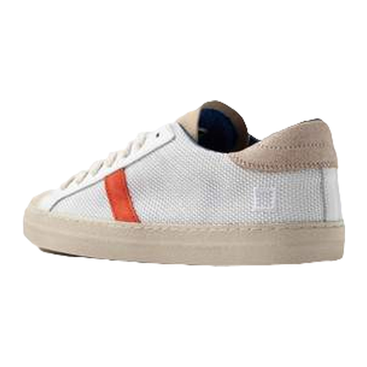 Sneakers DATE Hill Low Argegno White-orange, vista 3