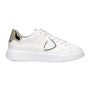 Sneakers Philippe Model Temple Bianco Oro