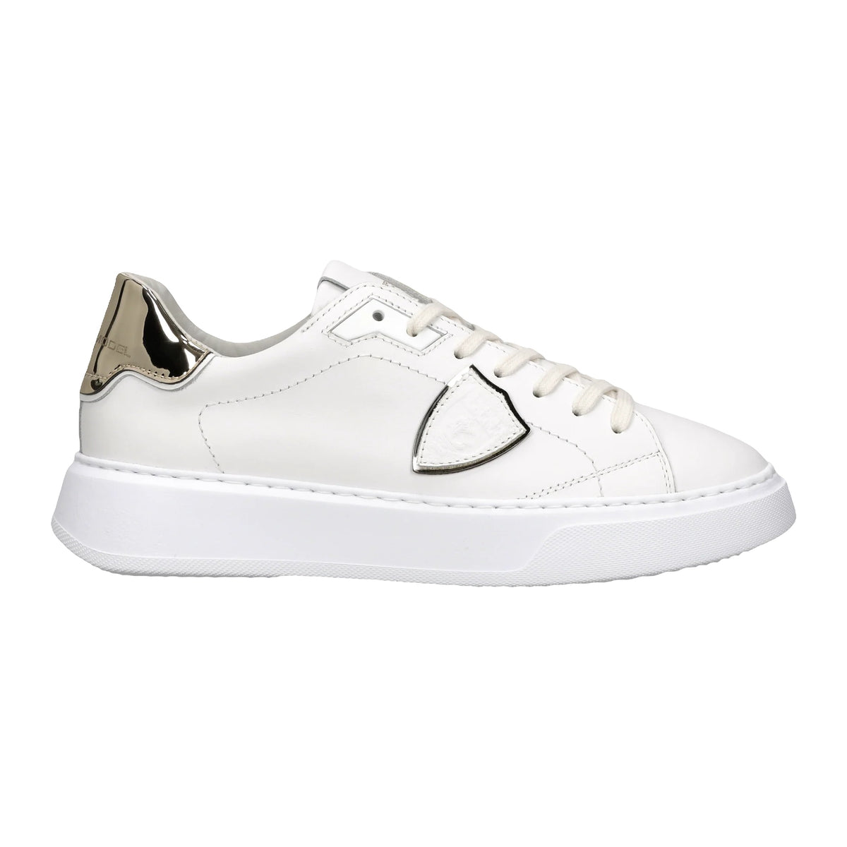 Sneakers Philippe Model Temple Bianco Oro