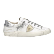 Sneakers Philippe Model Prsx, Bianco Argento Metallizzato