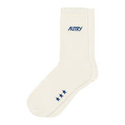 Calze Autry Calzini Jacquard Avorio/Blu