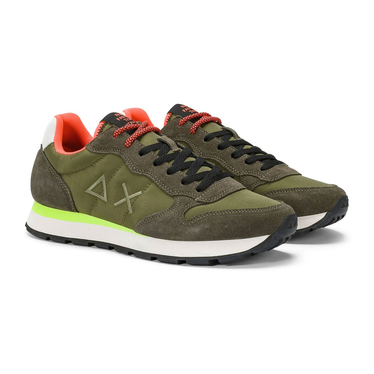 Sneakers Sun68 Tom Fluo Militare, vista 2