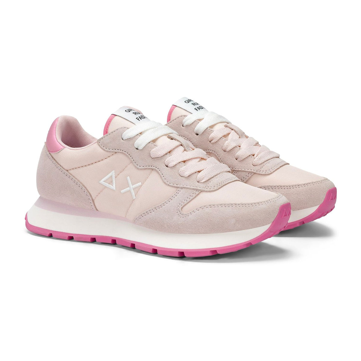 Sneakers Sun68 Ally Solid Porcellana, vista 2