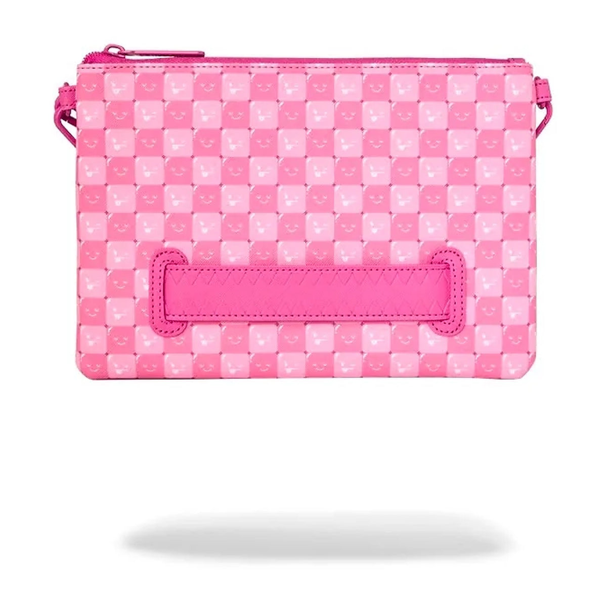 Pochette Sprayground Pink NEW Check Faces Crossover Clutch, vista 3