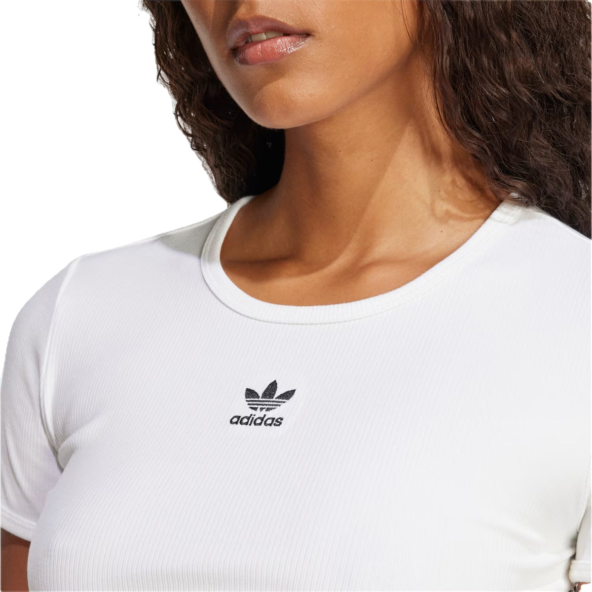 T-Shirt Adidas Maglietta A Coste Essentials, vista 2