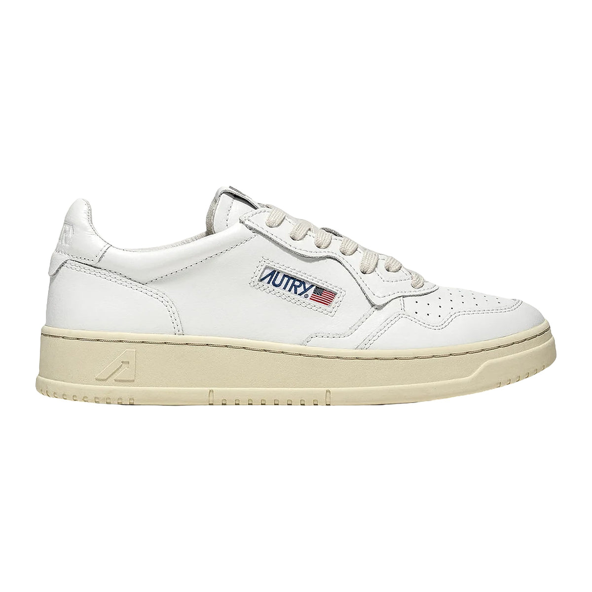 Sneakers Autry Medalist Low In Pelle Bianca