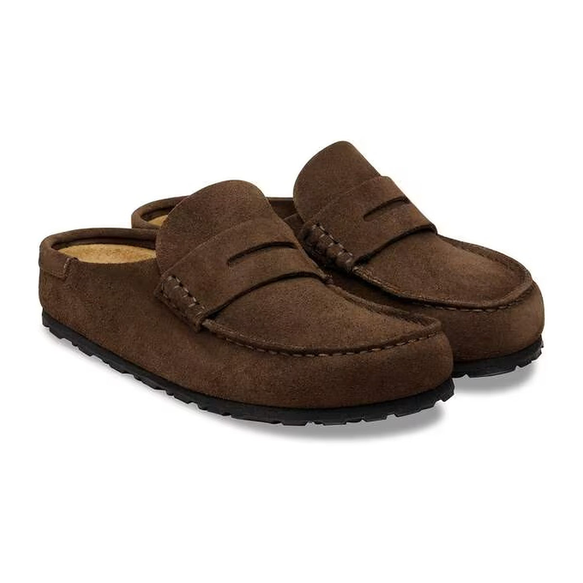 Sandali Birkenstock Naples Wrapped Carafe, Suede Leather, vista 3