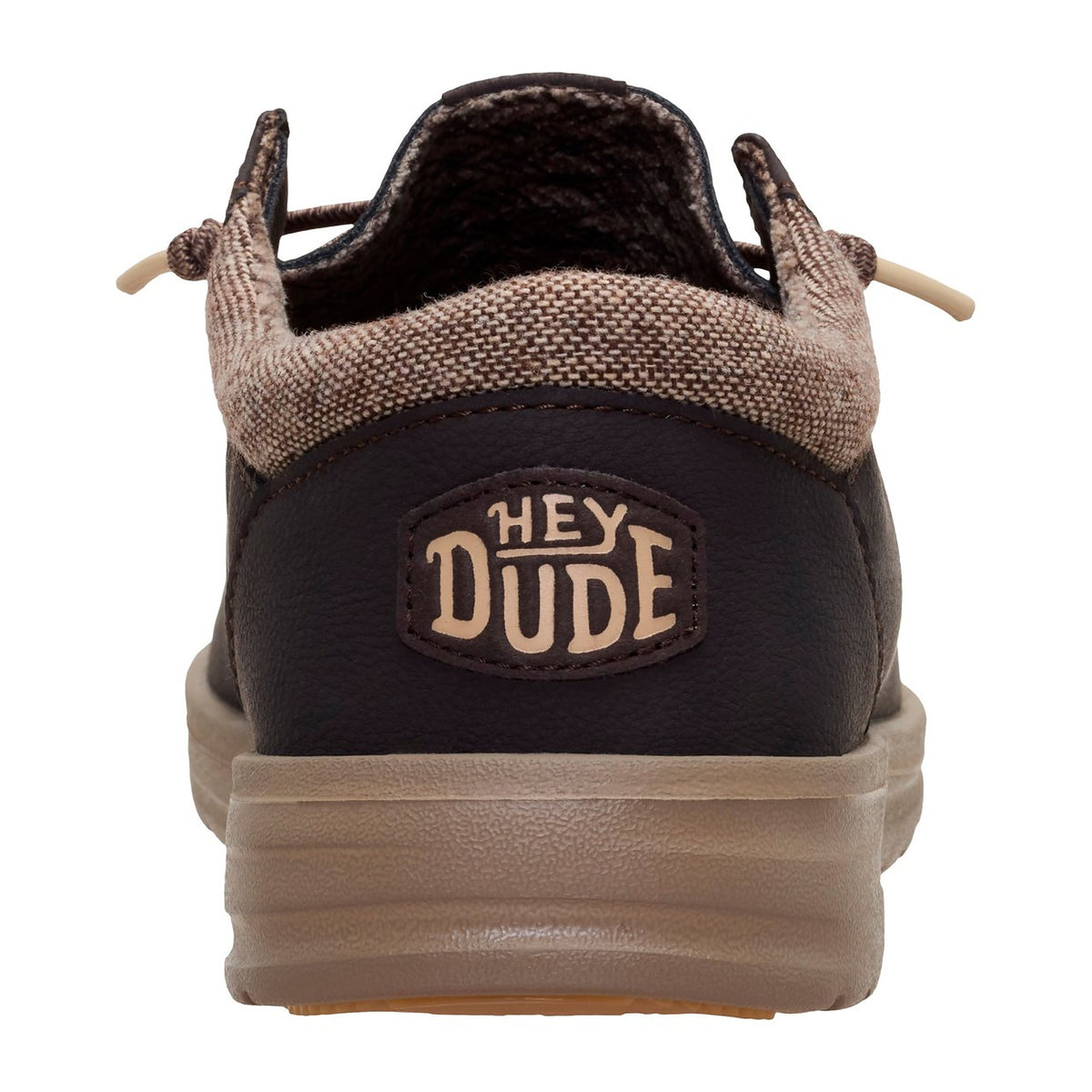 Sneakers Hey Dude Paul Classic Mole Brown, vista 3