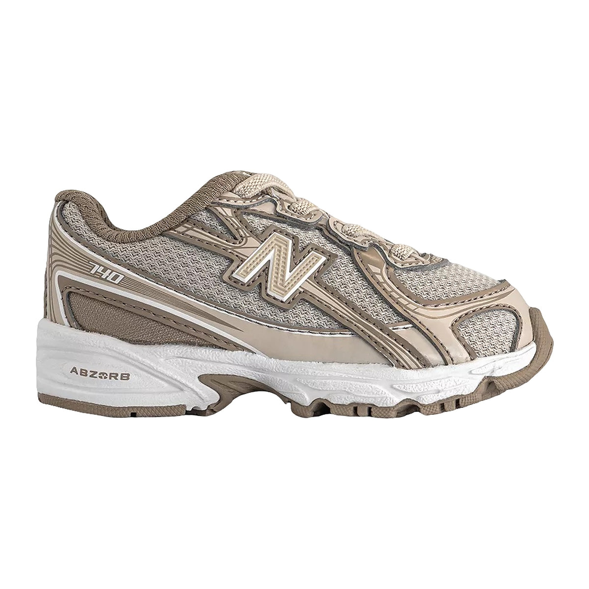 New Balance 740 Bungee Lace Infant Timberwolf/Driftwood