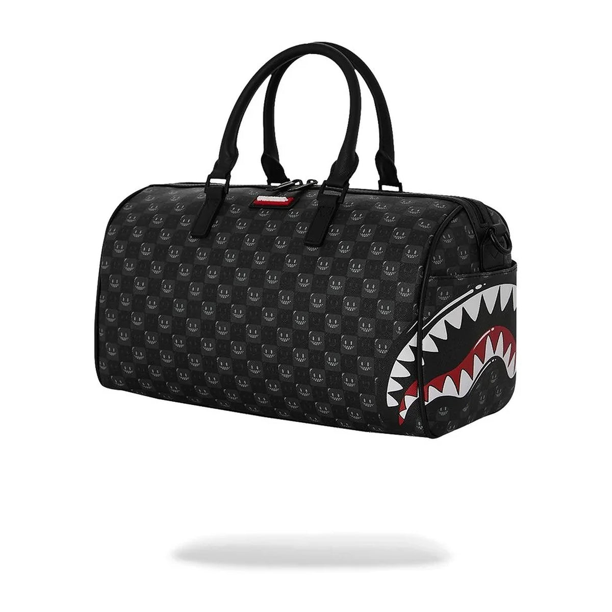 Zaini Sprayground Sharks IN Paris WTF Bubbly Black Check Mini Duffle, vista 2