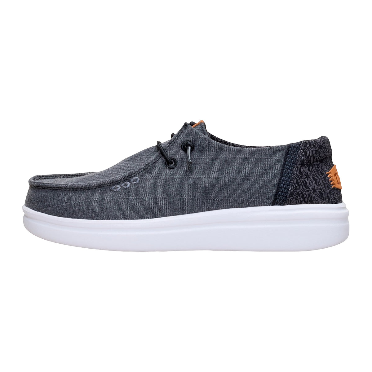 Ballerine e Mocassini Hey Dude Wendy Rise Chambray Grid Black