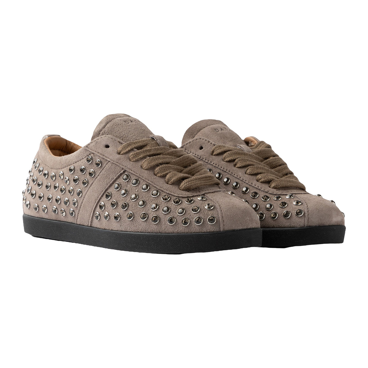 Sneakers DATE Prima Strass Taupe, vista 2