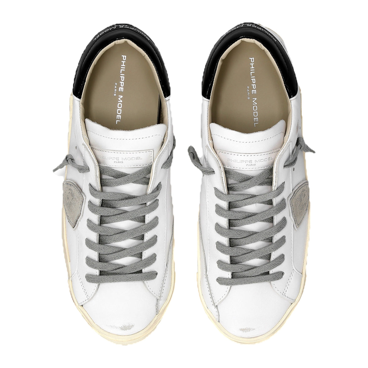 Sneakers Philippe Model Prsx Uomo, Bianco Nero, vista 3