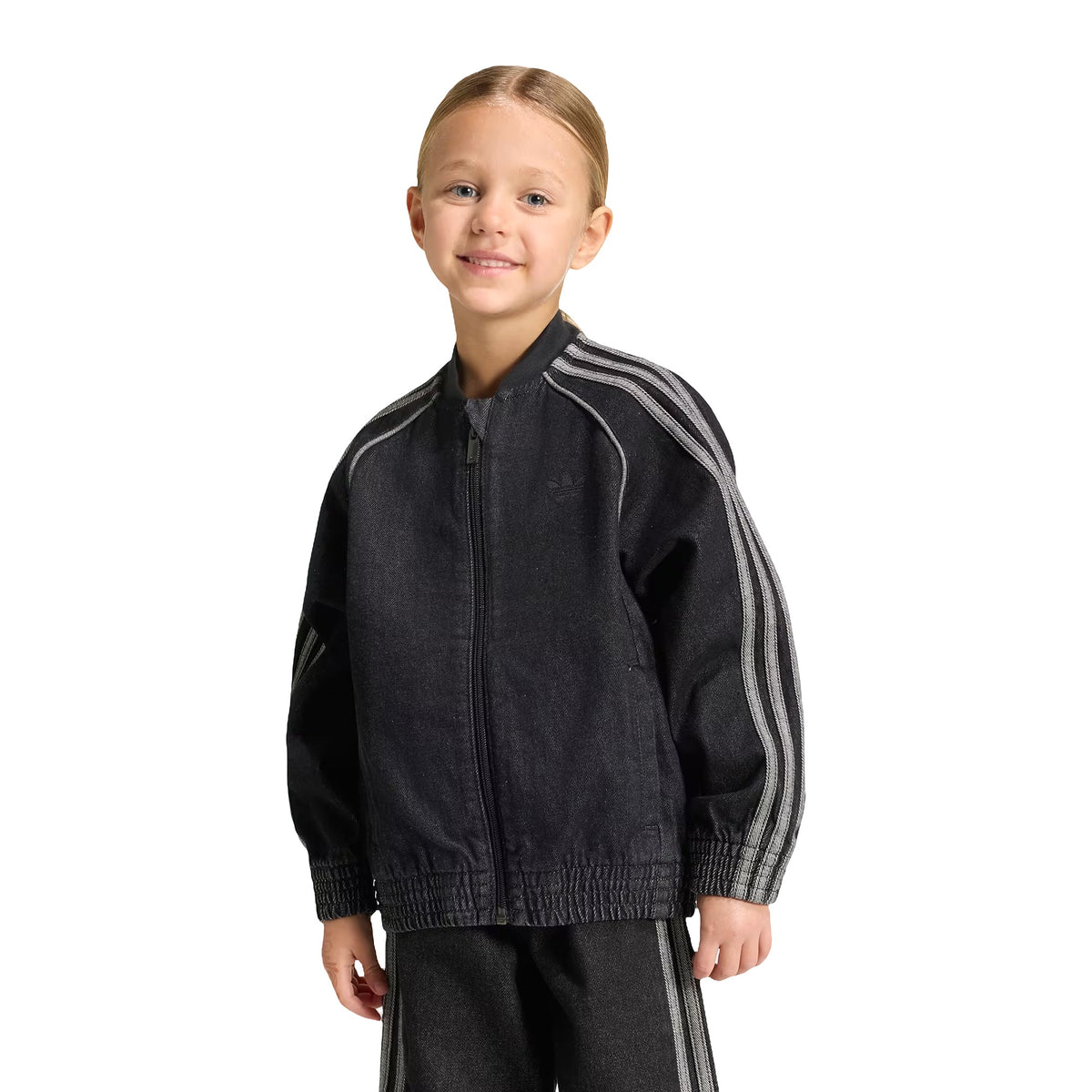 Giacche Adidas Giacca DA Allenamento Firebird Loose Denim, vista 2