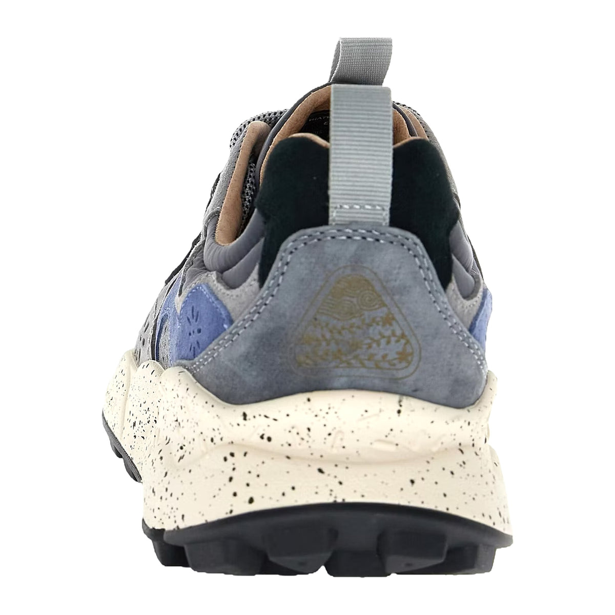 Sneakers Flower Mountain In Suede E Nylon Grigio E Blu – foto 4