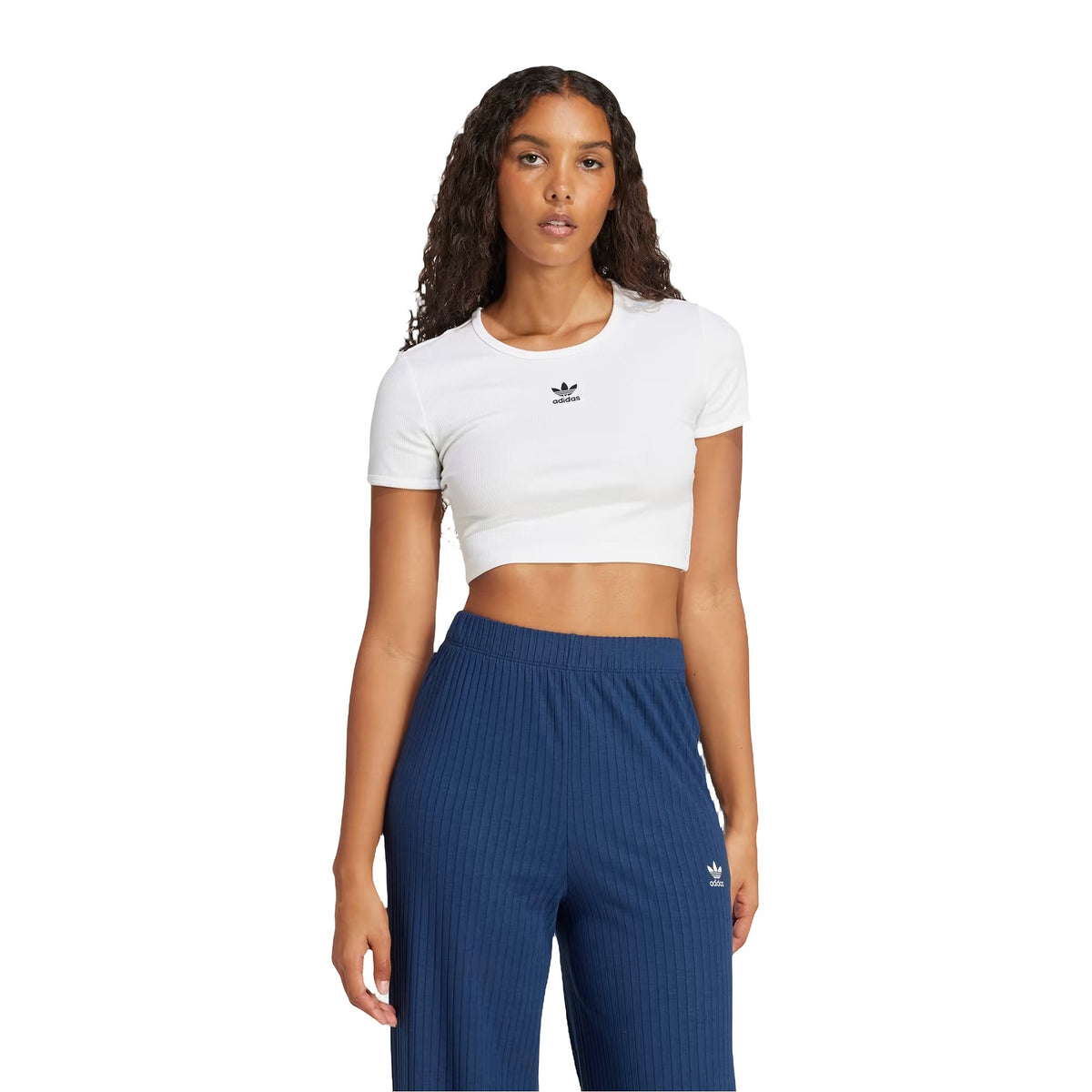 T-Shirt Adidas Maglietta A Coste Essentials, vista 3