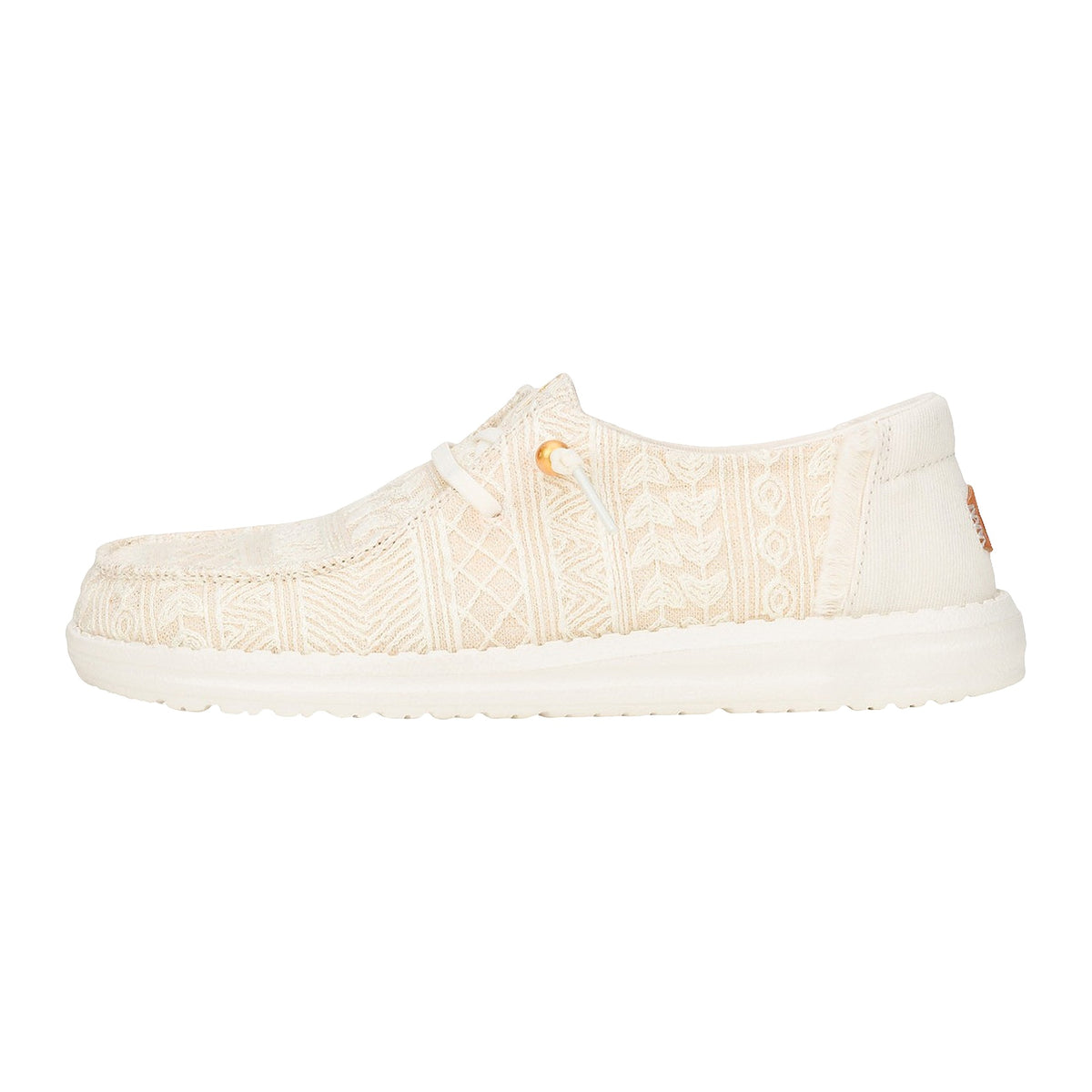 Ballerine e Mocassini Hey Dude Wendy Crochet Lace White/Gold