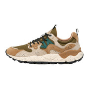 Sneakers Flower Mountain In Suede E Nylon Marrone E Taupe