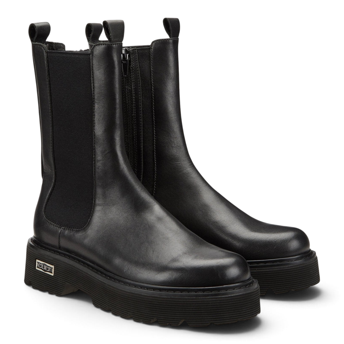 Slash 3267 High Beatle W Leather/Elastic Black
