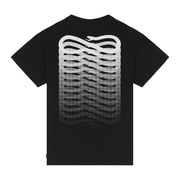 T-SHIRT M/M 100% COTTONE RIBS NERO