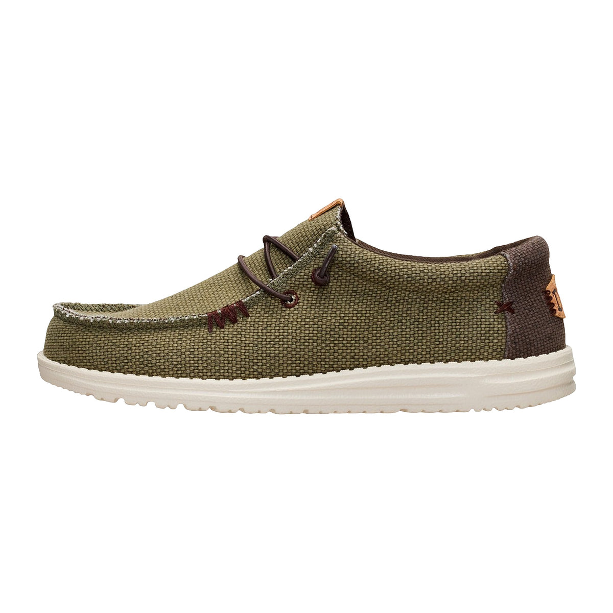 Mocassini Hey Dude Wally Braided Burnt Olive/Delicioso Brown