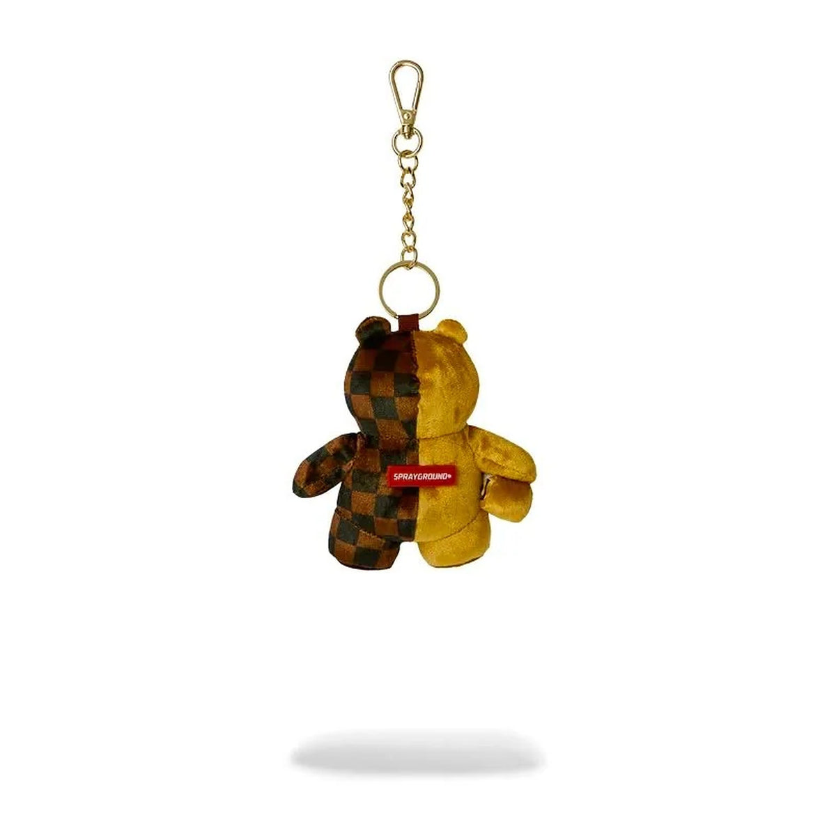 Portachiavi Sprayground SIP Gold Drip Bear Keychain, vista 2