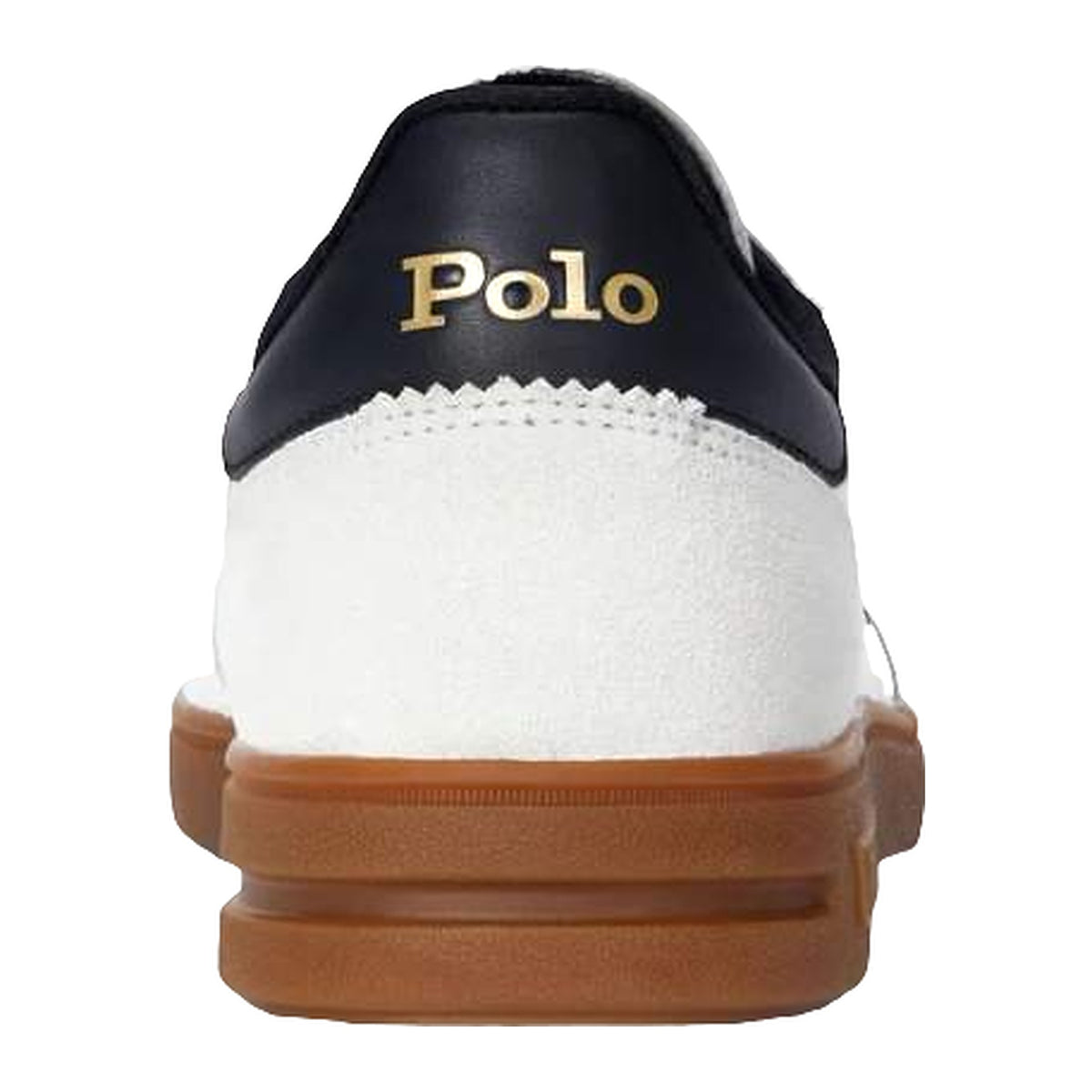 Sneakers Polo Ralph Lauren Sneaker Bedford In Pelle E Camoscio Bianco, vista 4