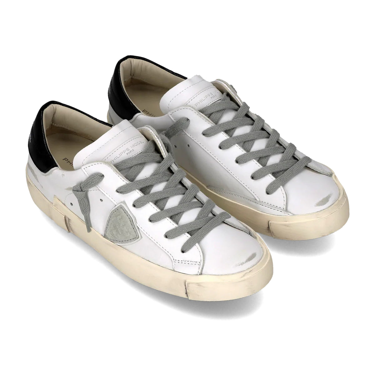 Sneakers Philippe Model Prsx, Bianco E Nero, vista 2