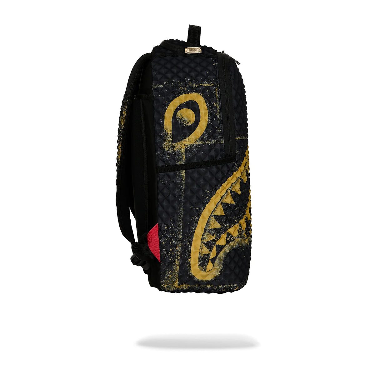Zaini Sprayground Pyramid Stencil Shark Backpack, vista 3