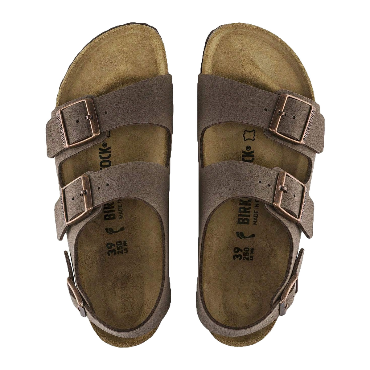 Sandali Birkenstock Milano Mocca, Birko-Flor Nubuck – foto 2