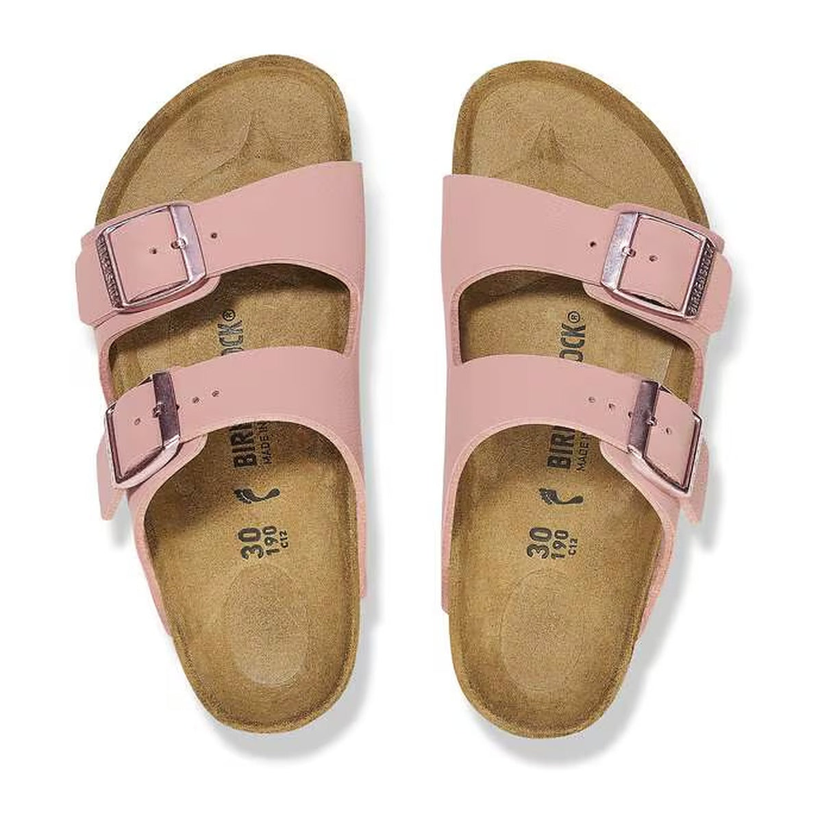 Sandali Birkenstock Arizona Kids Pink Clay, Birkibuc, vista 3