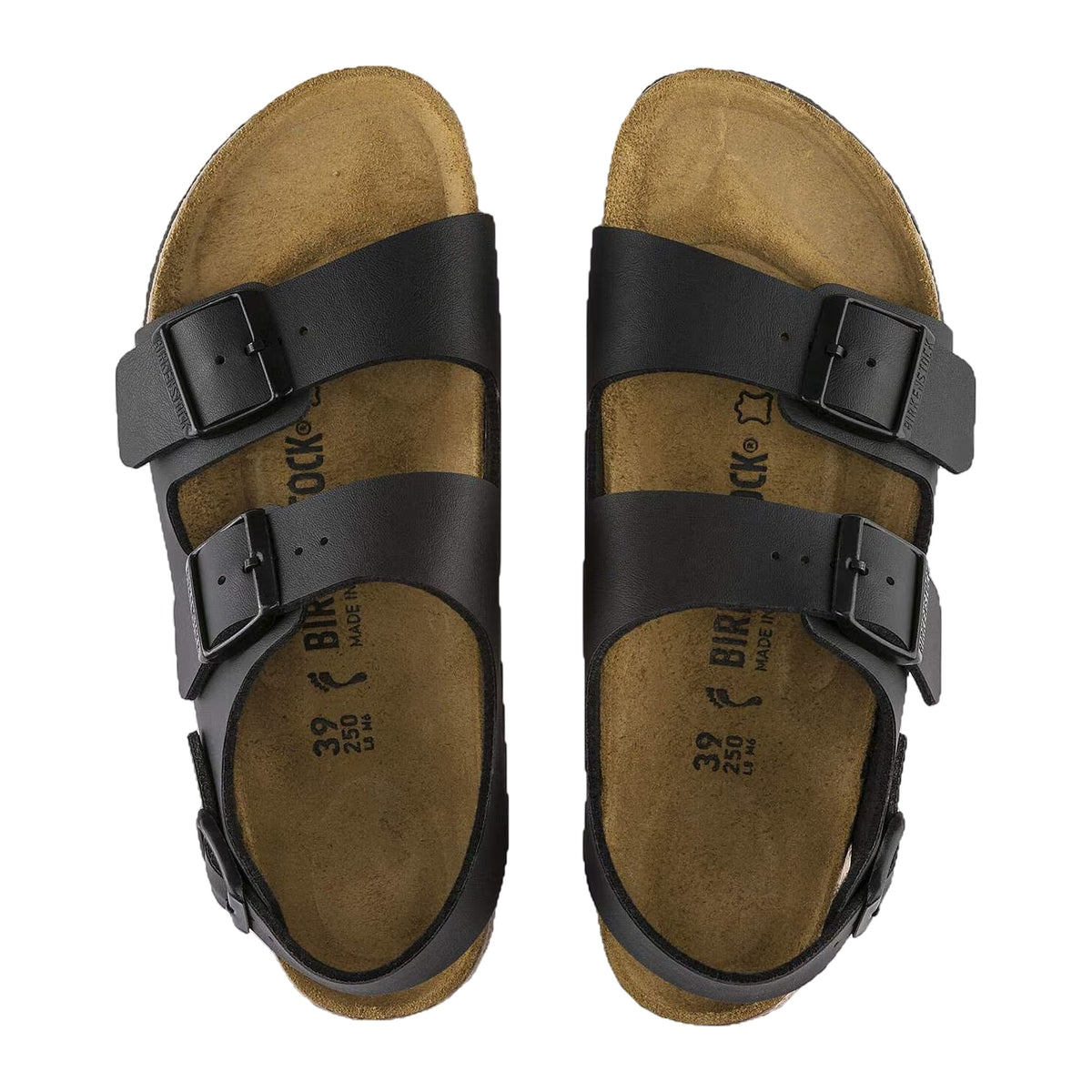 Sandali Birkenstock Milano Black, Birko Flor – foto 2