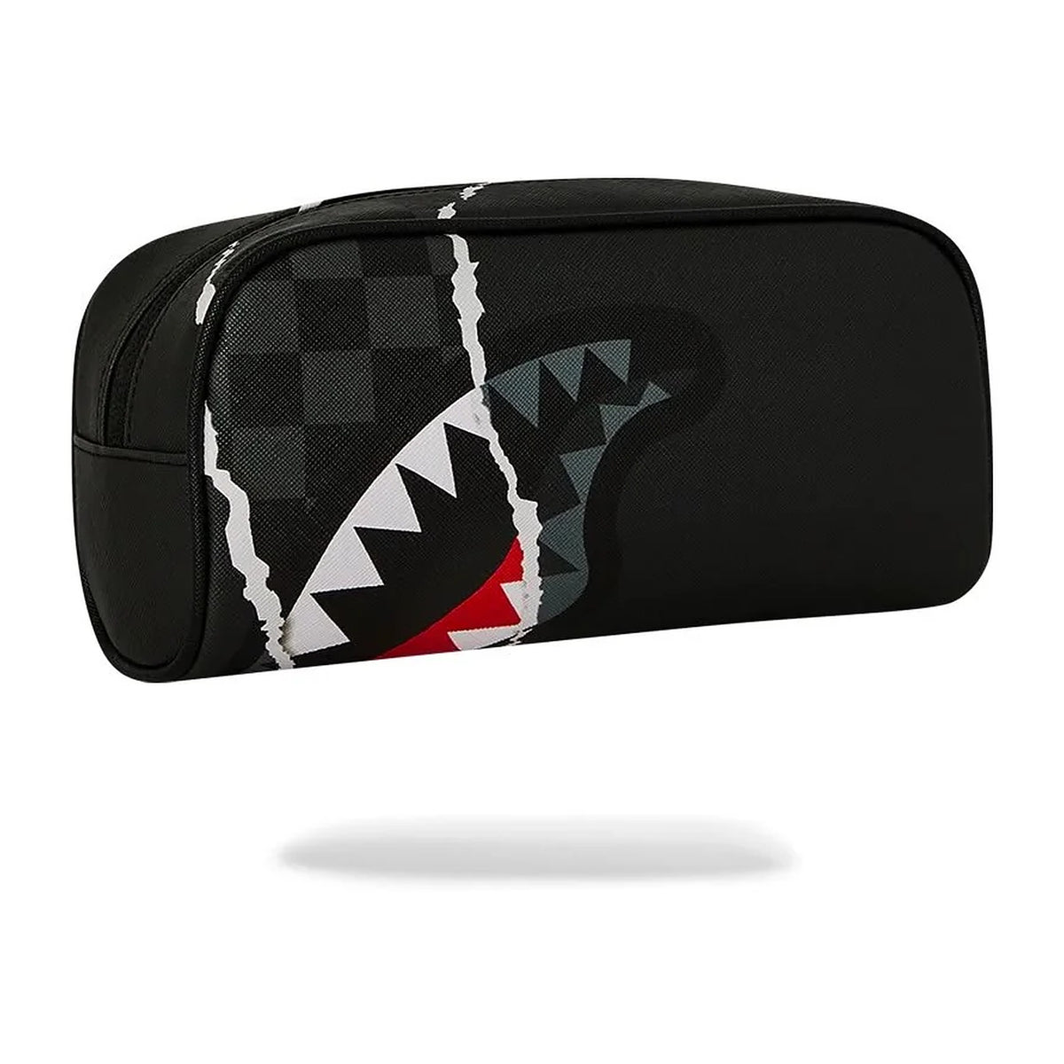 Pochette Sprayground Center RIP Revealing Gray Check Pouch, vista 2