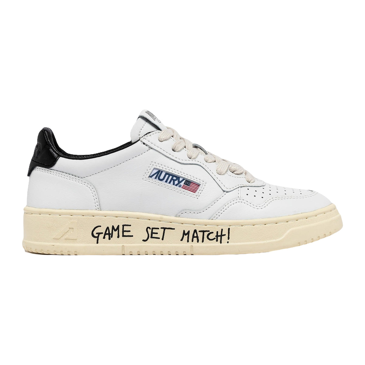 Sneakers Autry Medalist Low Man Match/Leat Wht/Blk