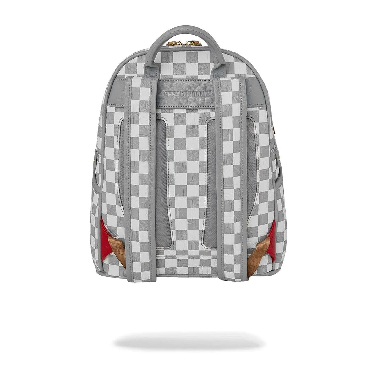 Zaini Sprayground Embossed Cream Check Savage Backpack, vista 2