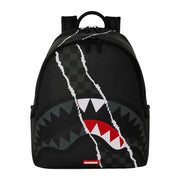 Zaini Sprayground Center RIP Revealing Gray Check Savage Backpack