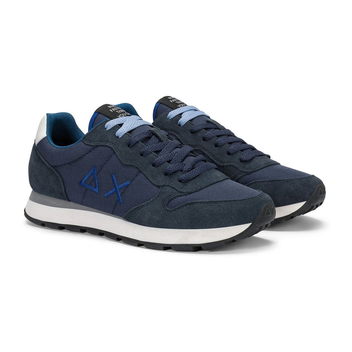 Sneakers Sun68 Tom Solid Navy Blue, vista 2