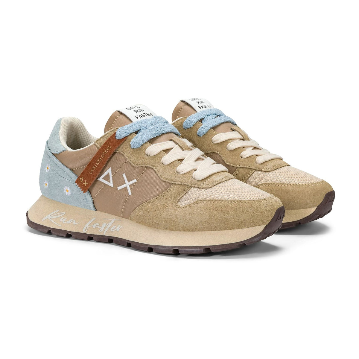 Sneakers Sun68 Ally Vintage Beige, vista 2
