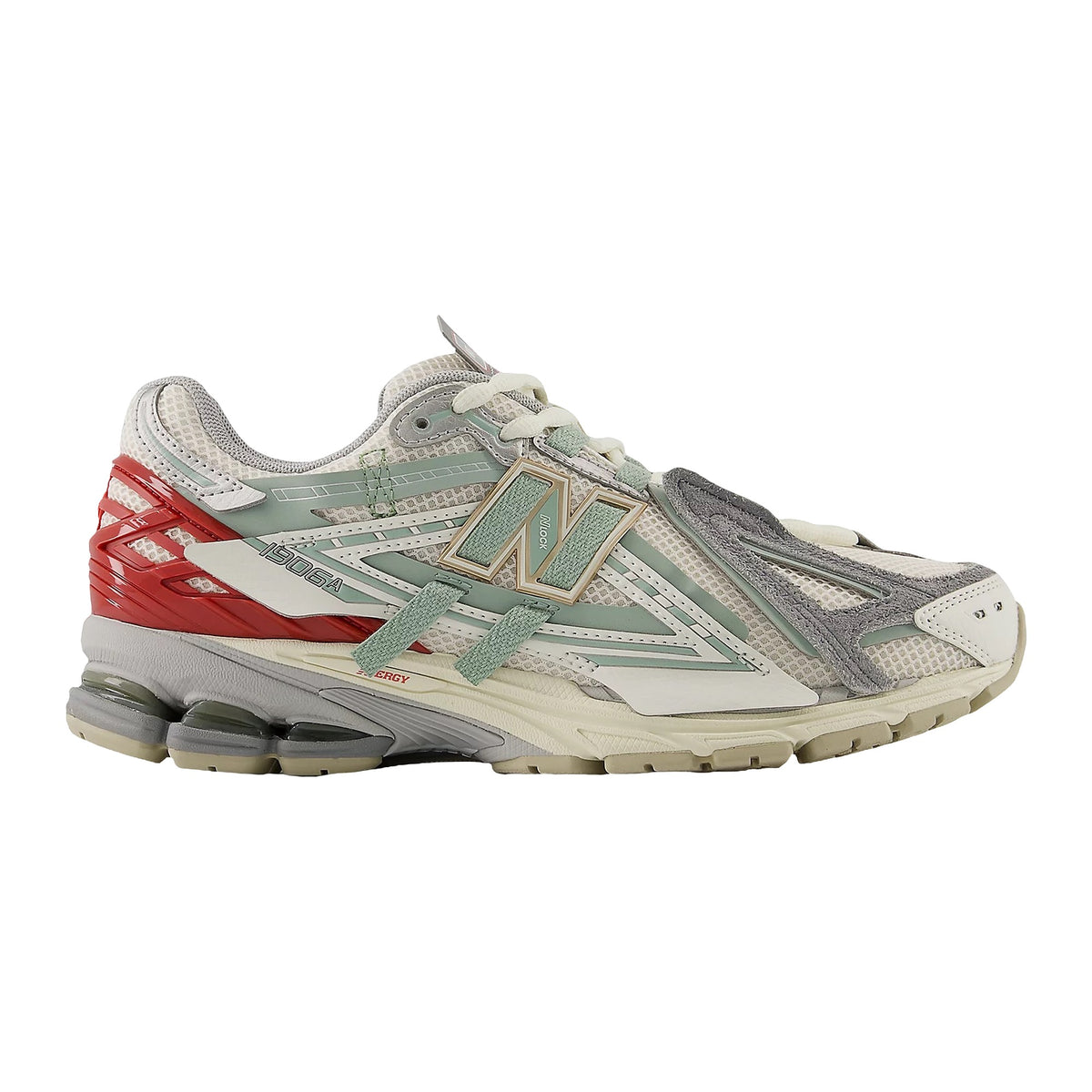 Sneakers New Balance 1906a Sea Salt/Lone Star Grey/Aqua Green/Red