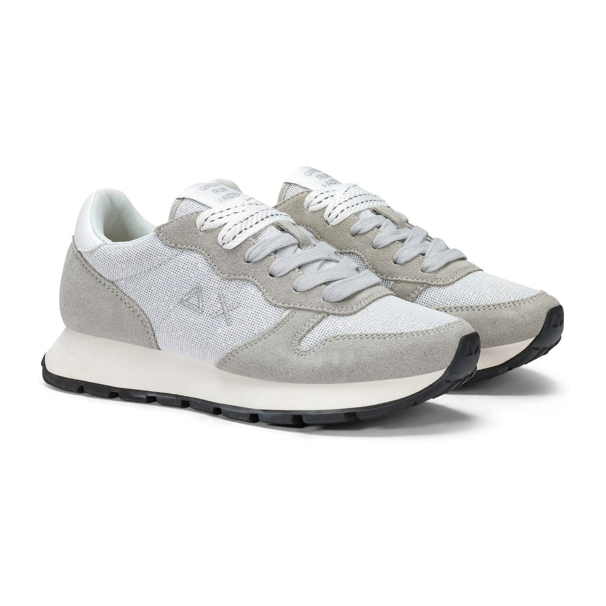 Sneakers Sun68 Ally Glitter Textile Argento, vista 2