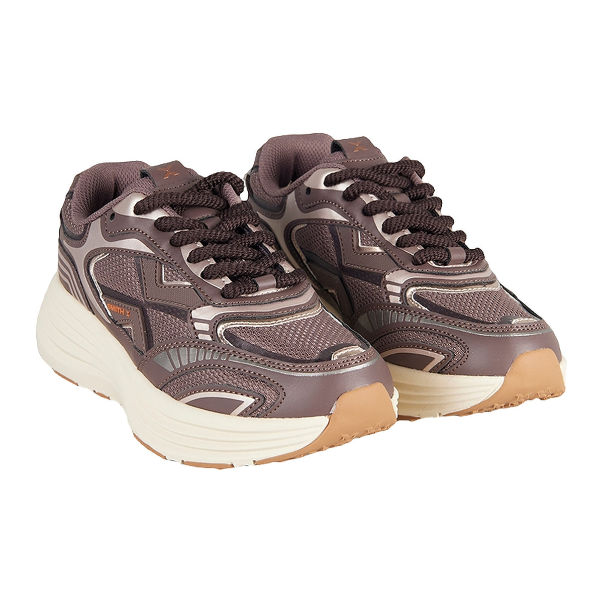 Sneakers Alexander Smith Storm Woman Brown Bronze, vista 2