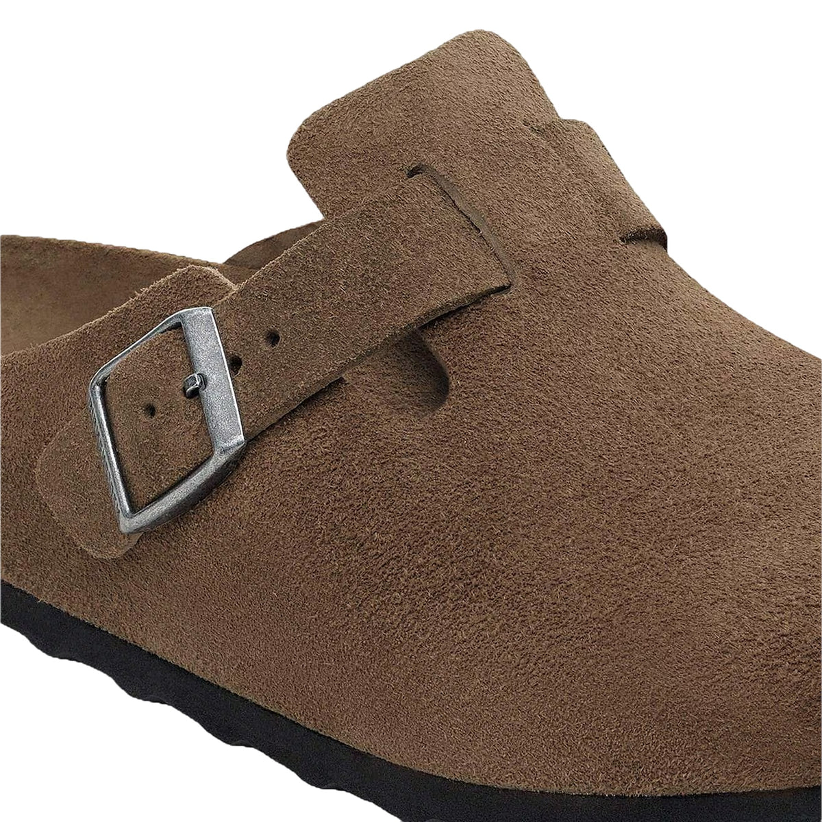 Sandali Birkenstock Boston SFB Dark Tea, Suede Leather – foto 4