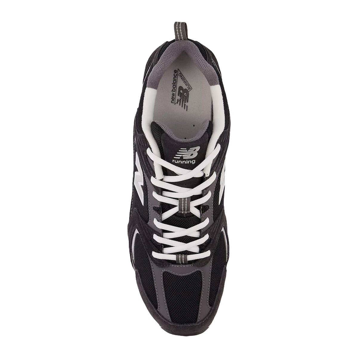 Sneakers New Balance 530 Classic Black / Grey / Metallic Silver, vista 3
